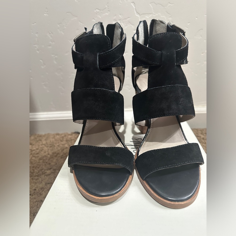 Style and Co Haddiee Block Heeled, Strappy Sandal